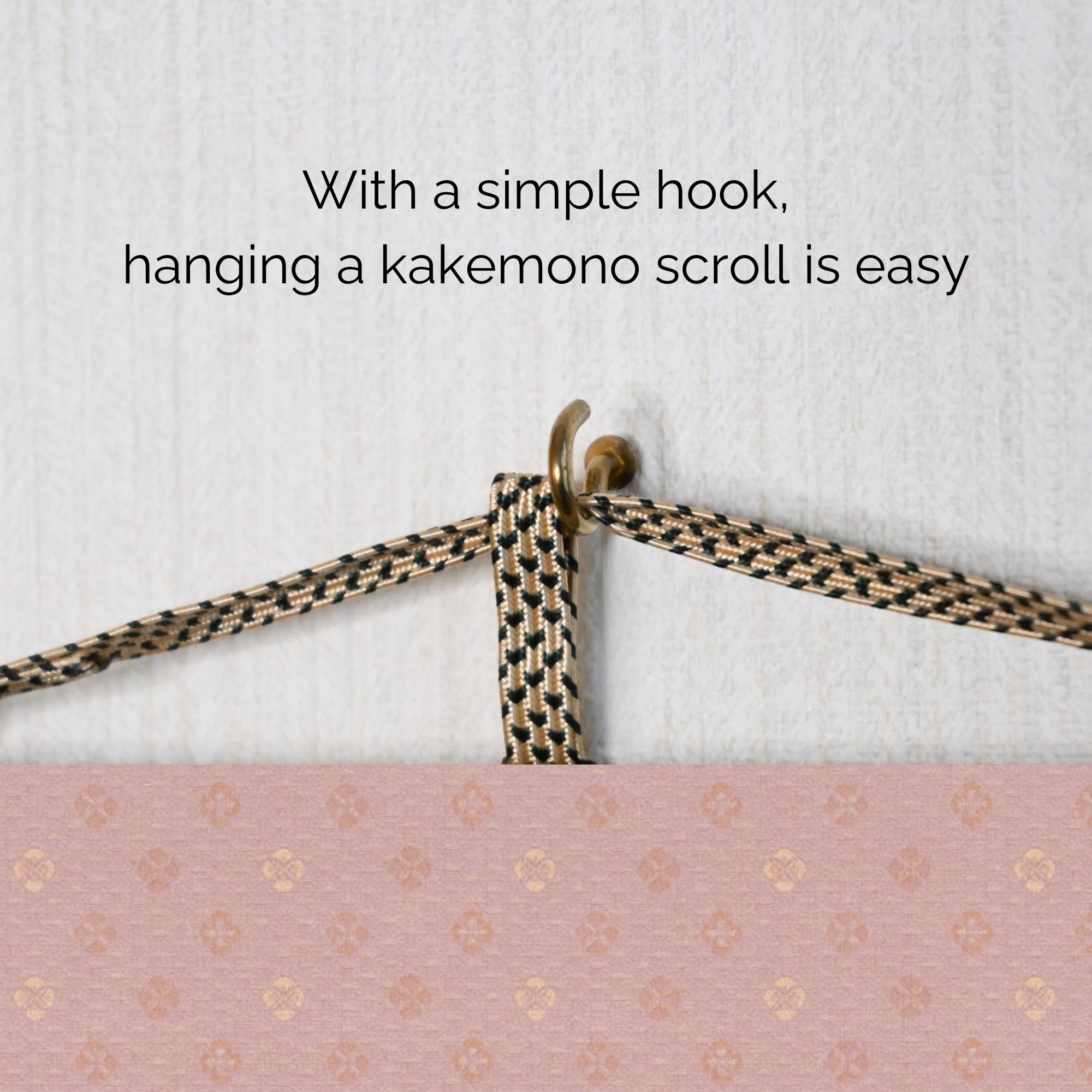 Anime Japonês Sakura Kakemono Wall Scroll – Mulheres de Kimono com Pagoda 